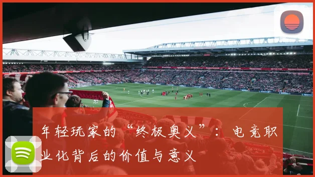 年轻玩家的“终极奥义”：电竞职业化背后的价值与意义